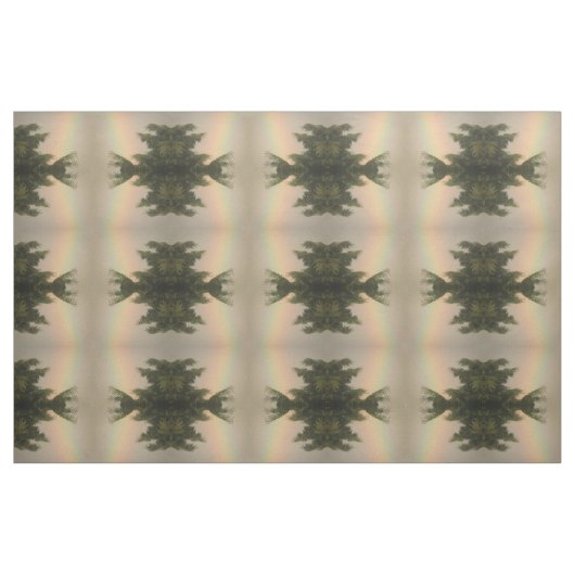 Gemustertes Gewebe aus Regenbogen und Bäumen Stoff (Fat Quarter (45,7 x 55,9 cm))