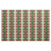 Gemustertes Gewebe aus roter Narben Stoff (Yard (91,4 cm))