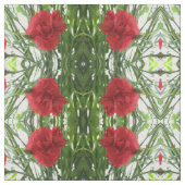 Gemustertes Gewebe aus roter Narben Stoff (Muster)