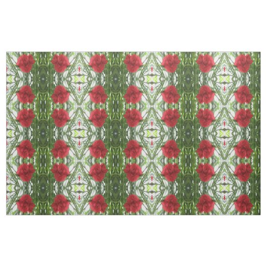 Gemustertes Gewebe aus roter Narben Stoff (Fat Quarter (45,7 x 55,9 cm))