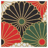 Gemustertes Gewebe des übergroßen Kimono Stoff (Nahaufnahme)
