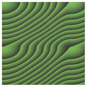 Gemustertes Gewebe für die Hypnotik grüner Wavy Li Stoff
