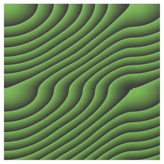 Gemustertes Gewebe für die Hypnotik grüner Wavy Li Stoff (Nahaufnahme)
