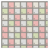 Gemustertes Gewebe Pastel Grid Stoff (Nahaufnahme)