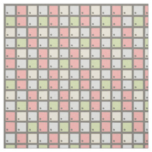 Gemustertes Gewebe Pastel Grid Stoff