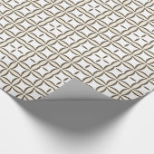 Gemustertes Gitter Geschenkpapier (Ecke)
