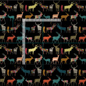 gemustertes Hirschschwarz Stoff (Kachel)