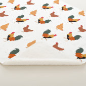 Gemustertes Hühnchen Sherpadecke (3/4)