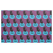 Gemustertes Kunsthandwerksmaterial aus Schwarz und Stoff (Fat Quarter (45,7 x 55,9 cm))