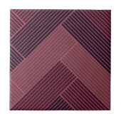 Gemustertes Lila Herringbone Fliese (Vorderseite)