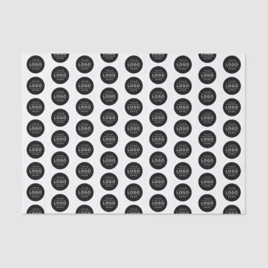 Gemustertes Logo-Branding für das benutzerdefinier Seidenpapier (Vorderseite)