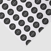 Gemustertes Logo-Branding für das benutzerdefinier Seidenpapier (Ausschnitt)