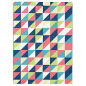 Gemustertes Monogramm-Lehrer-Büro-Klippbrett Klemmbrett (Rückseite)