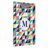 Gemustertes Monogramm-Lehrer-Büro-Klippbrett Klemmbrett (Rechts)