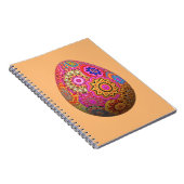 Gemustertes Osterei Notizblock (Rechte Seite)