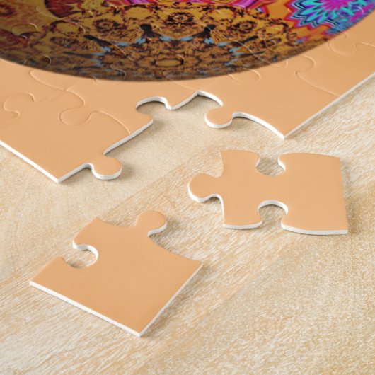 Gemustertes Osterei Puzzle (Seite)