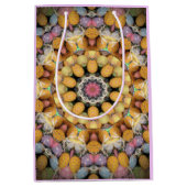 Gemustertes Ostereier Mandala Mittlere Geschenktüte (Vorderseite)