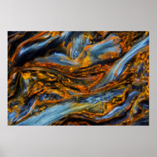 Gemustertes Pietersite Poster