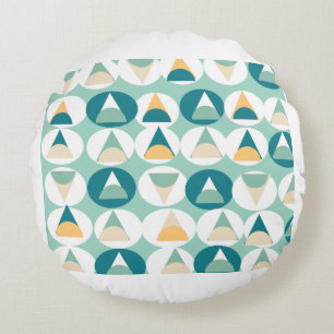 Gemustertes Polyester-Rundkissen Rundes Kissen