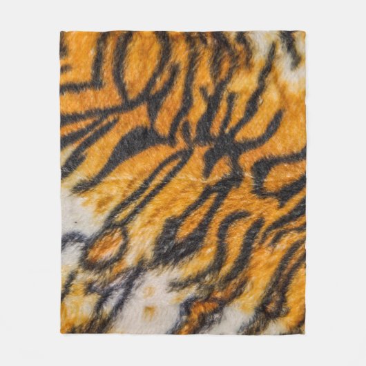 Gemustertes Tiger-Hintergrundmuster, Tiger, abstra Fleecedecke (Vorderseite)