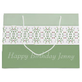 Gemustertes Trimmsystem für Floral Große Geschenktüte (Vorderseite)