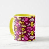 Gemustertes tropisches Obst Tasse (Vorderseite Links)