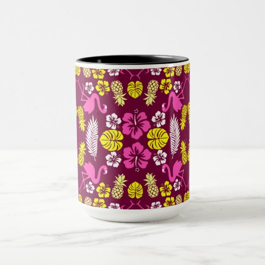 Gemustertes tropisches Obst Tasse (Zentrum)