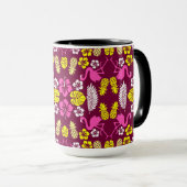Gemustertes tropisches Obst Tasse (VorderseiteRechts)
