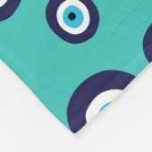 Gemustertes türkisches Schutzschild des Bösen Fleecedecke (Ecke)