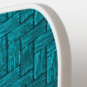 Gemustertes türkisfarbenes Pickleball-Paddel Pickleball Schläger (Linke Seite)