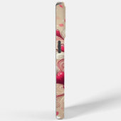 gemustertes Valentinherz Case-Mate iPhone Hülle (Rückseite / Rechts)