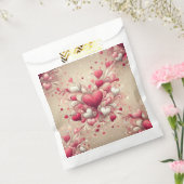 gemustertes Valentinherz Geschenktütchen (Versiegelt)