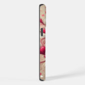 gemustertes Valentinherz iPhone Hülle (Rechte Seite)