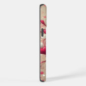 gemustertes Valentinherz iPhone Hülle (Rechte Seite)