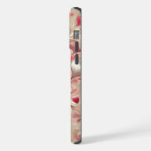 gemustertes Valentinherz iPhone Hülle (Linke Seite)