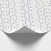 Gemustertes Wrapping-Papier mit einem Okcasions-St Geschenkpapier (Ecke)