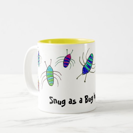 Gemütlich als Wanze in einer Tasse (Vorderseite Links)