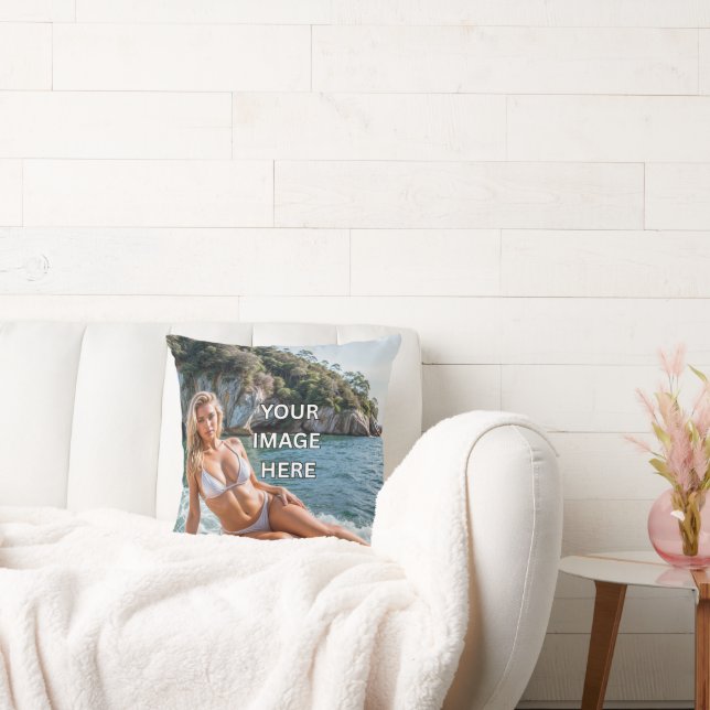 GEMÜTLICH! 🛋️ Bild oder Text Kissen hinzufügen (Liege)