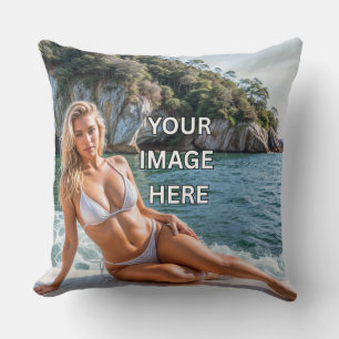 GEMÜTLICH! 🛋️ Bild oder Text Wurfkissen hinzufüge Kissen