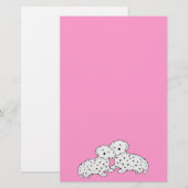 Gemütlich Dalmatiner-Träume Briefpapier (Vorne/Hinten)