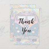 gemütlich dankeskarte (Vorne/Hinten)