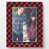 Gemütlich & gemütlich | Karierter Rahmen für Foto (Vorderseite)