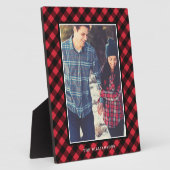 Gemütlich & gemütlich | Karierter Rahmen für Foto (Seite)