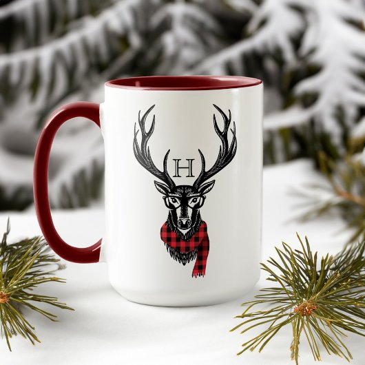 Gemütlich & gemütlich | Red Buffalo Kariert Deer M Tasse