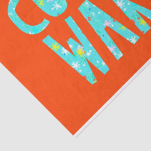 Gemütlich & gemütlich seidenpapier (Ausschnitt)