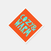 Gemütlich & gemütlich serviette (Ecke)