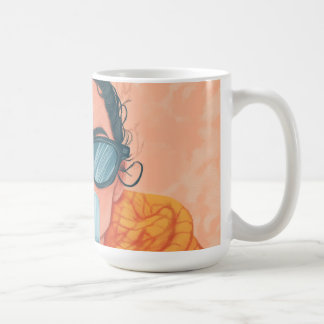 Gemütlich in Orange: Eine warme Embrace Kaffeetasse