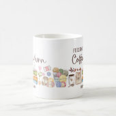 Gemütlich Maßgeschneidert Angetrieben von Kaffee & Kaffeetasse (Mittel)