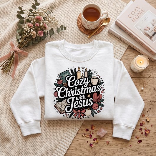 Gemütlich mit Jesus, Weihnachten Sweatshirt