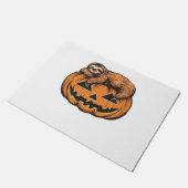 Gemütlich mit unserem Halloween-Sloth-T - Shirt - Fußmatte (Schrägansicht)